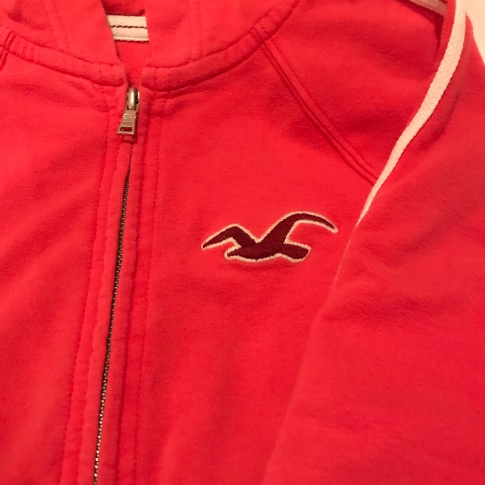 ❤️😍 Hollister Coral Jogging Exercise Gym Jacket - Picture 2 of 2
